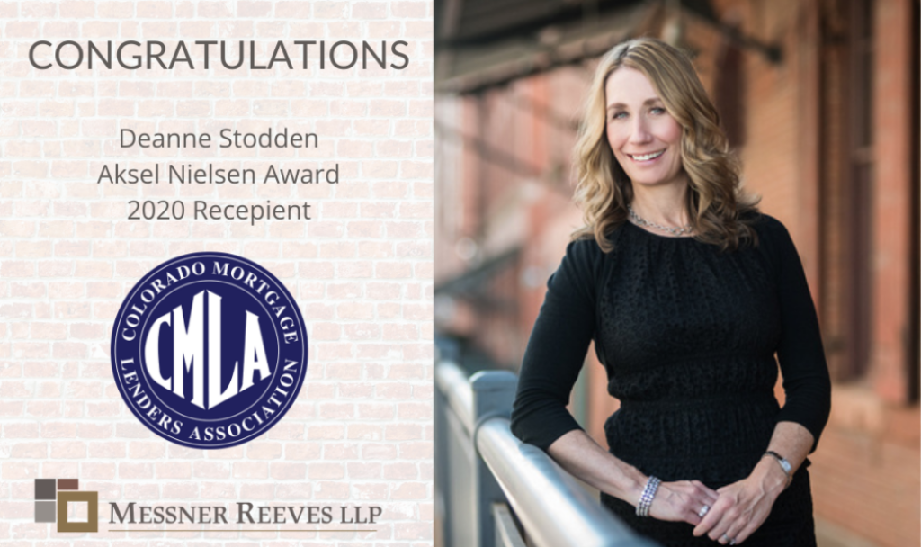 Partner Deanne Stodden Selected as 2020 Aksel Nielsen Award Recipient ...