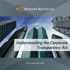 Title graphic, understanding the corporate transparency act.