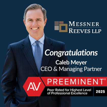 Caleb Meyer Receives Prestigious Martindale-Hubbell AV Preeminent® Rating