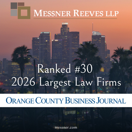 Messner Reeves Ranked #30 in 2026 List of Law Firms