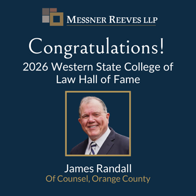 James Randall Inducted to Law College Hall of Fame