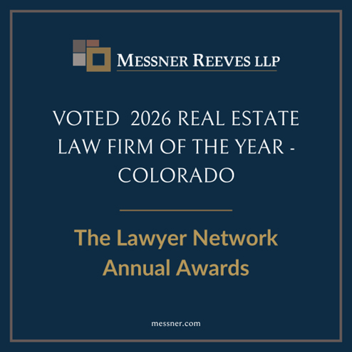 Messner Reeves LLP Colorado Wins Real Estate Law Firm of the Year 2026